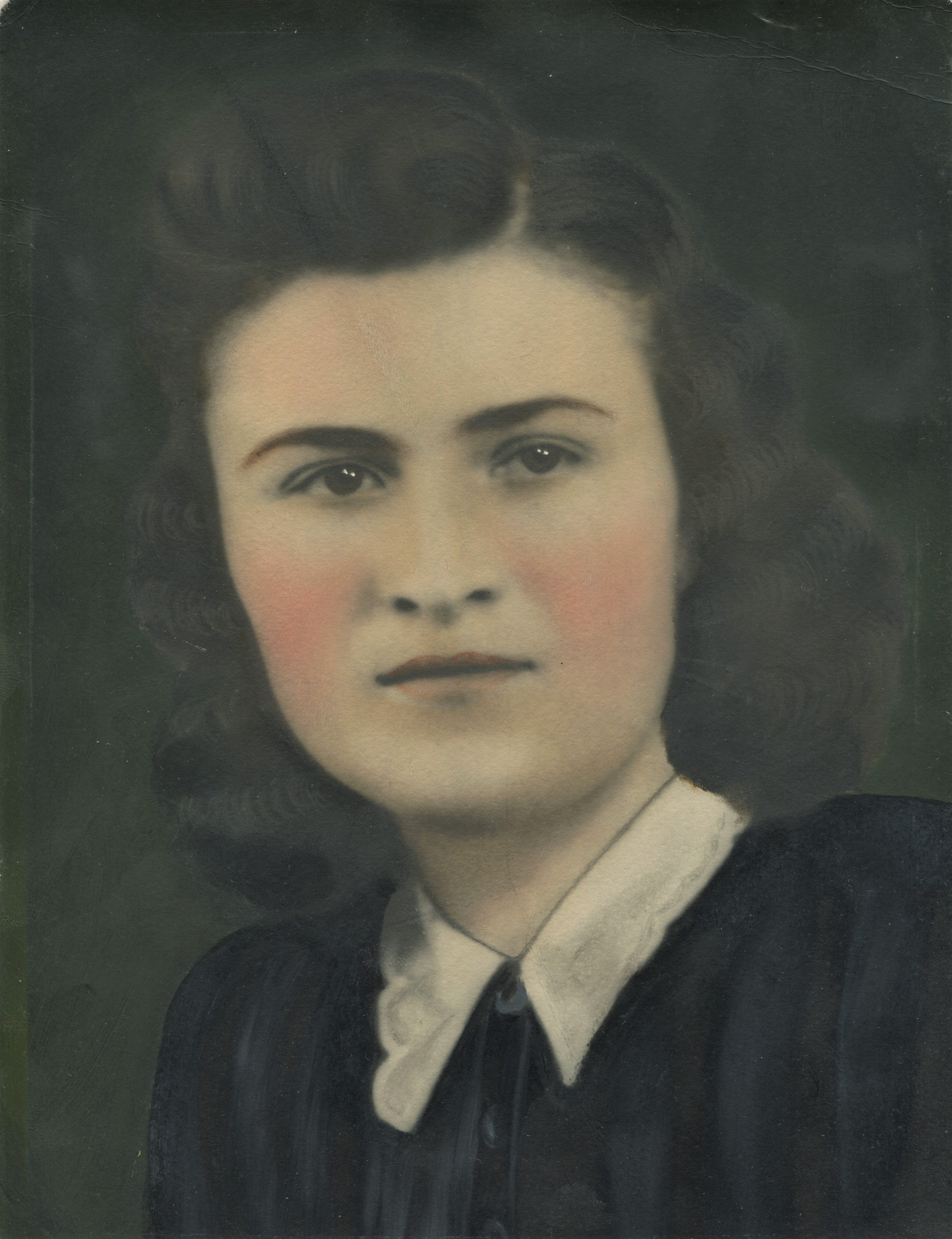 Viera Šagátová in her youth