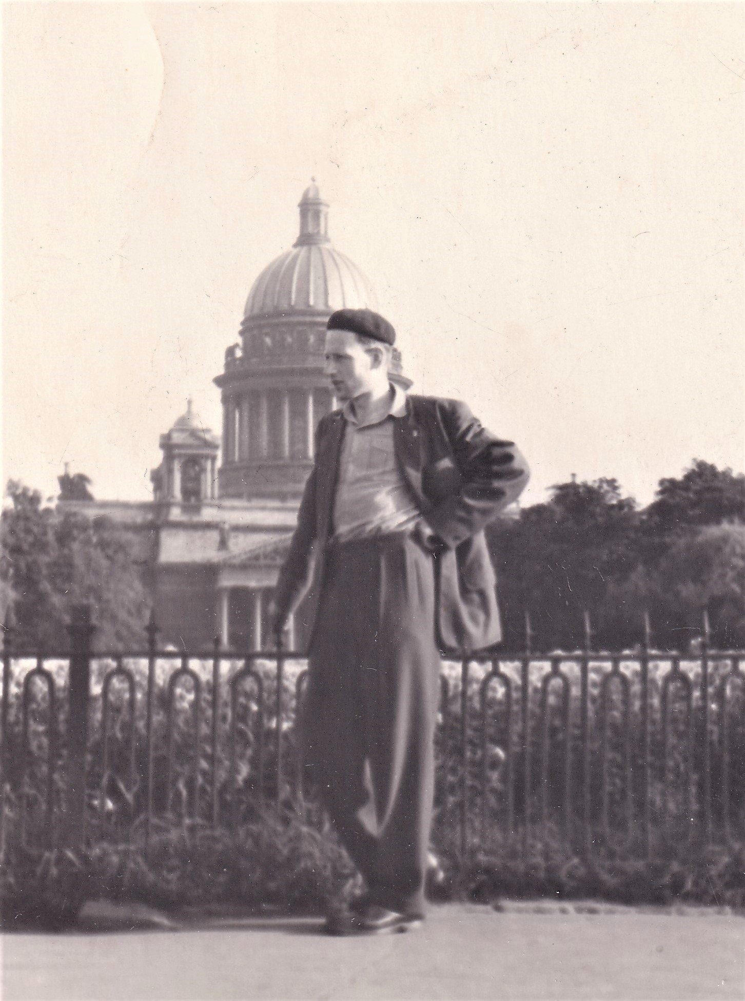 Petr Brandeiský as a student in Leningrad, 1953