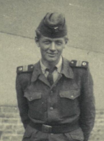 Přemysl Hořejší at the army in the 1950s