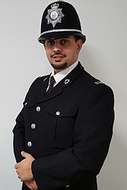 Petr Torák as a British police officer