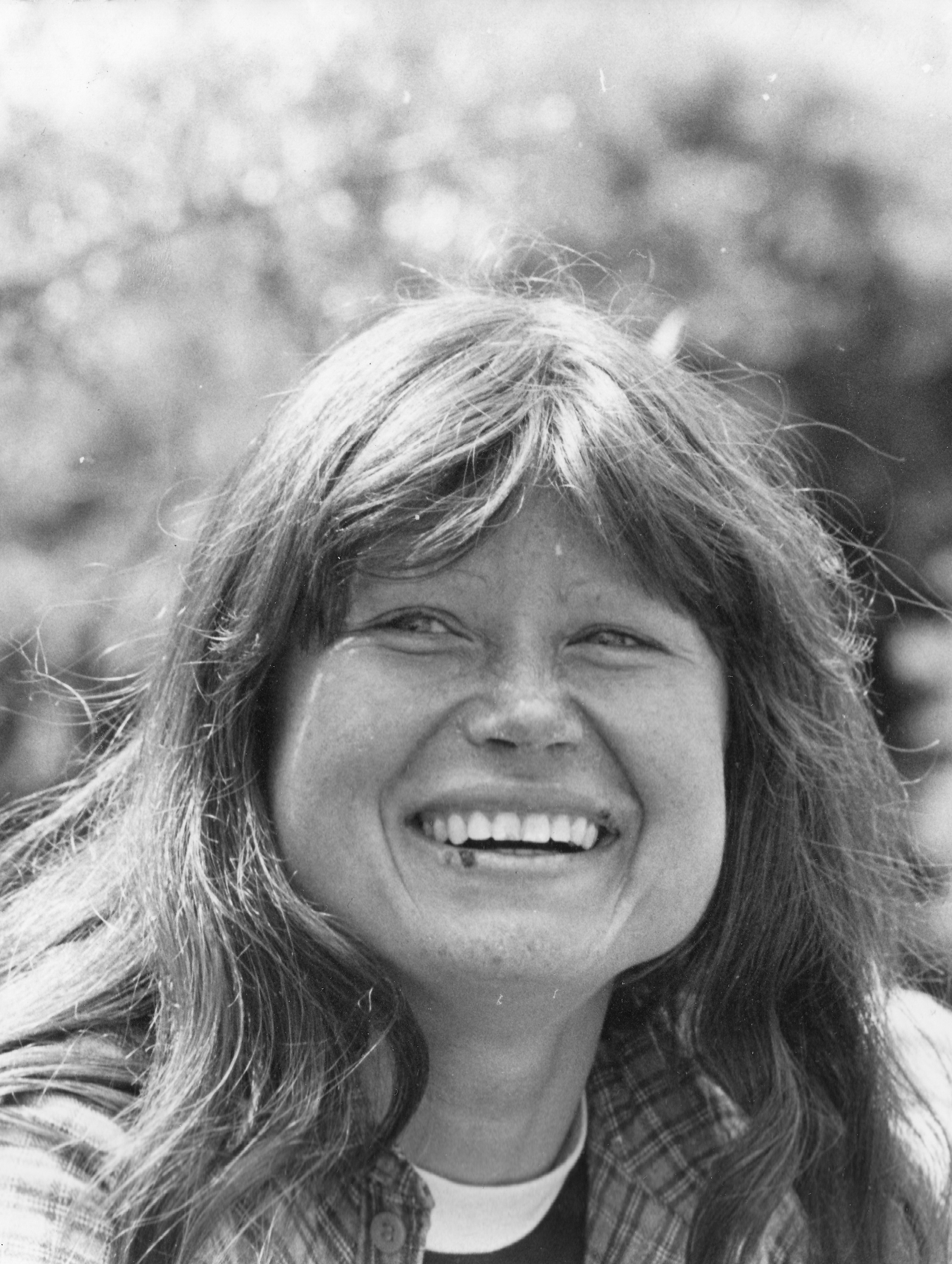 Alena Čepelková during an expedition to the Soviet Pamir Mountains, 1983