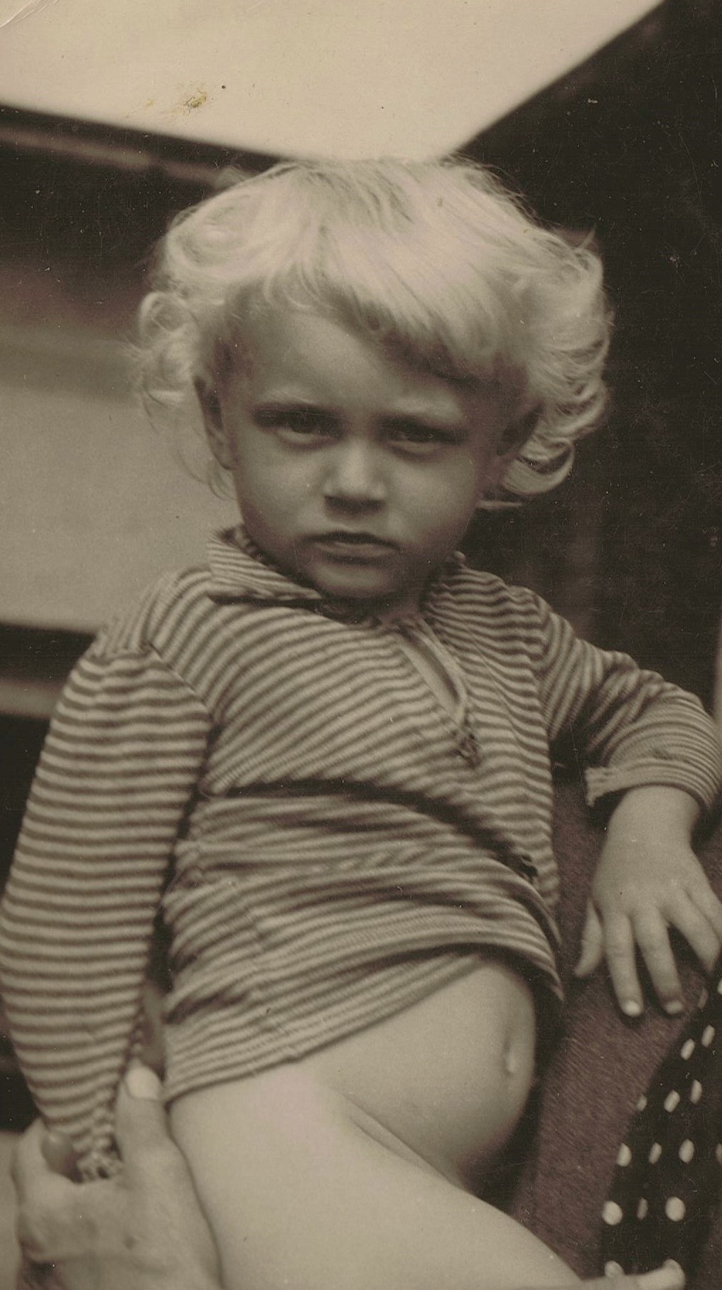 Jiří Holanec as a little boy