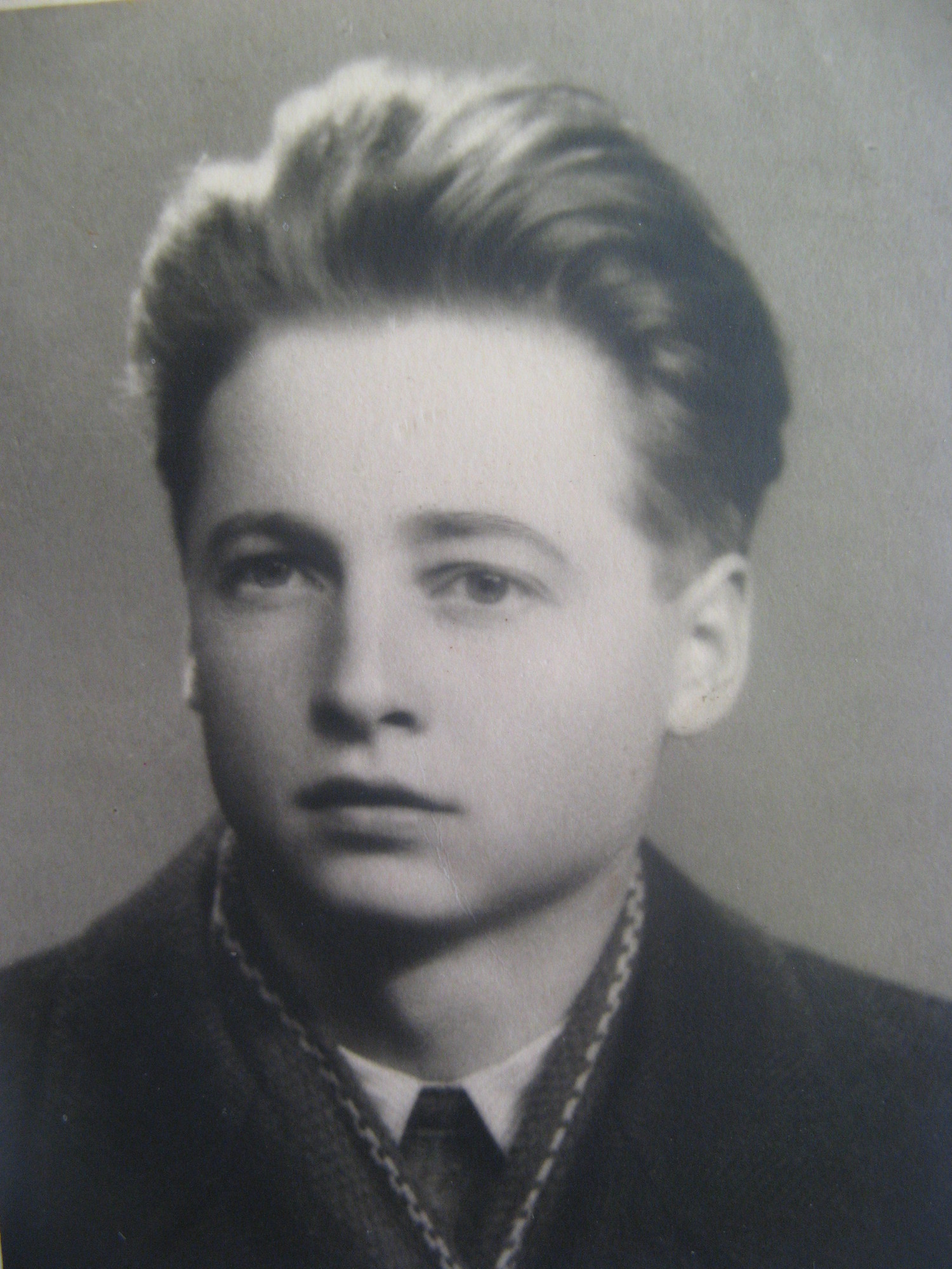 Vladimír Drábek as a young man