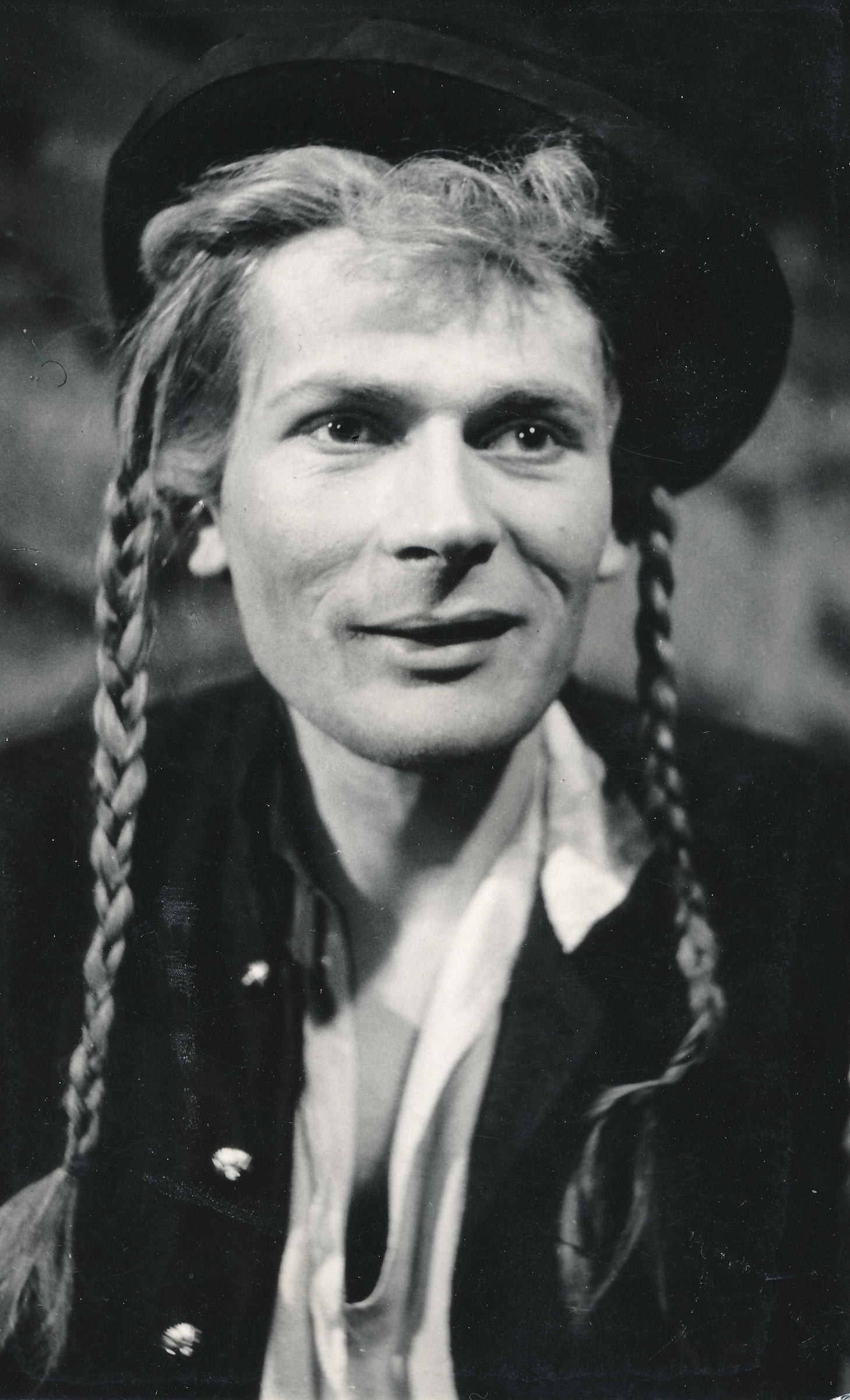 As Jánošík (from Jiří Mahen's play directed by Jan Strejček)