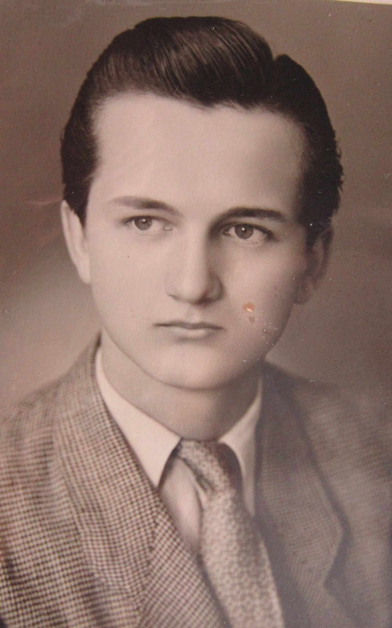 Bohumil Robeš at the age of 18 years