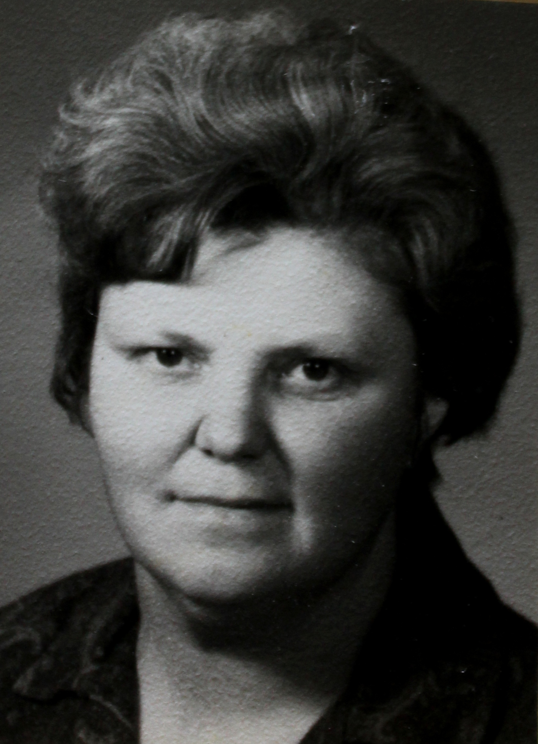 Vlasta Hynčíková in the 1970s