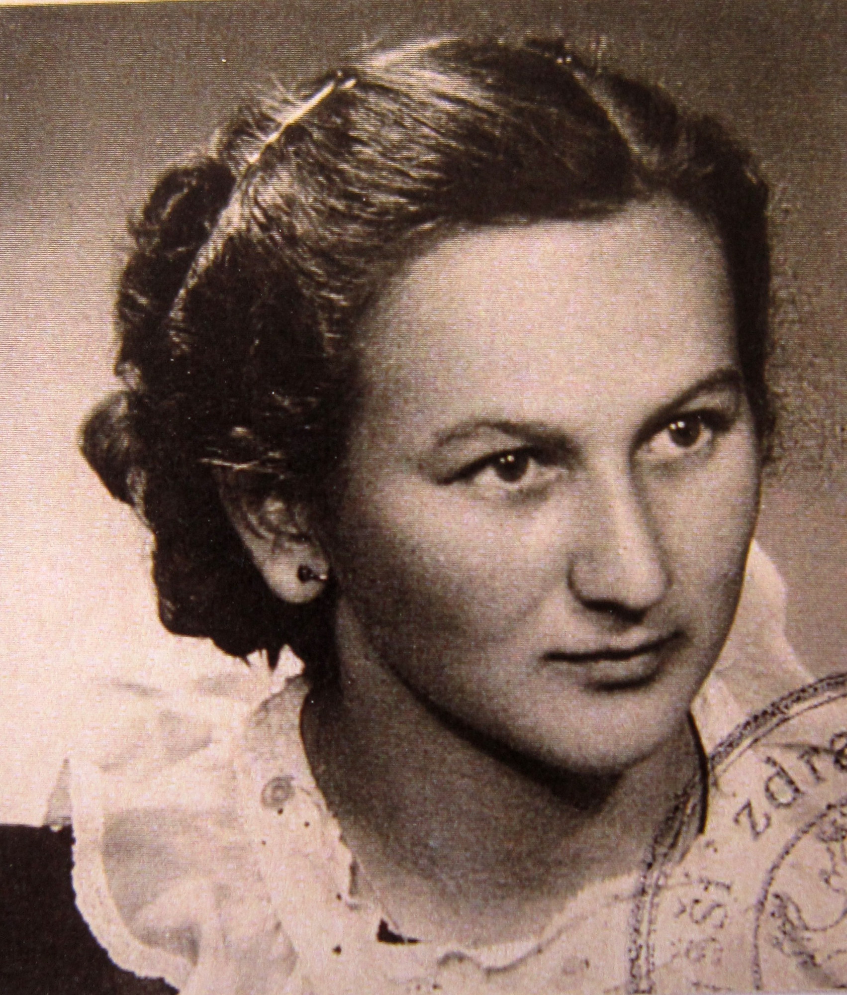 Růžena Prokešová as a young woman