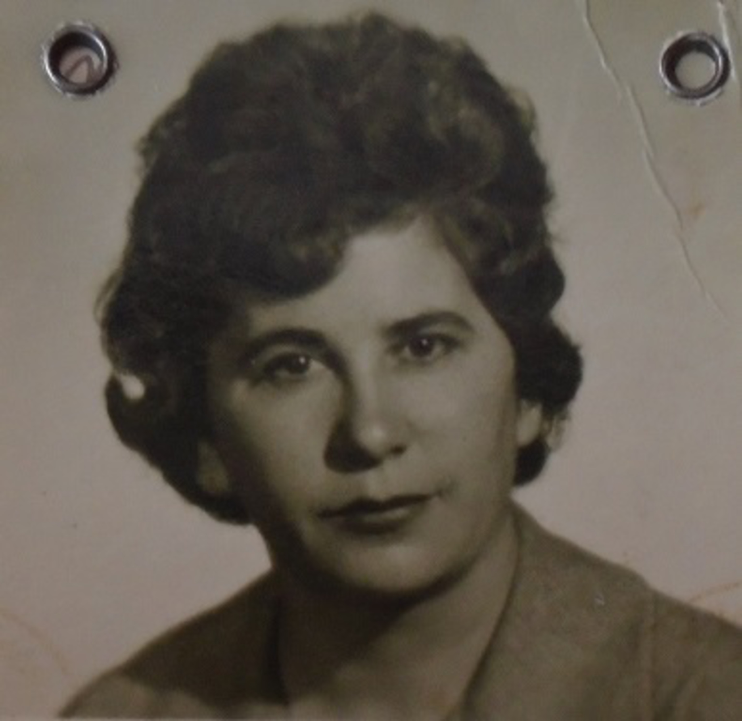 Mrs. Libuše Caltová as a young woman