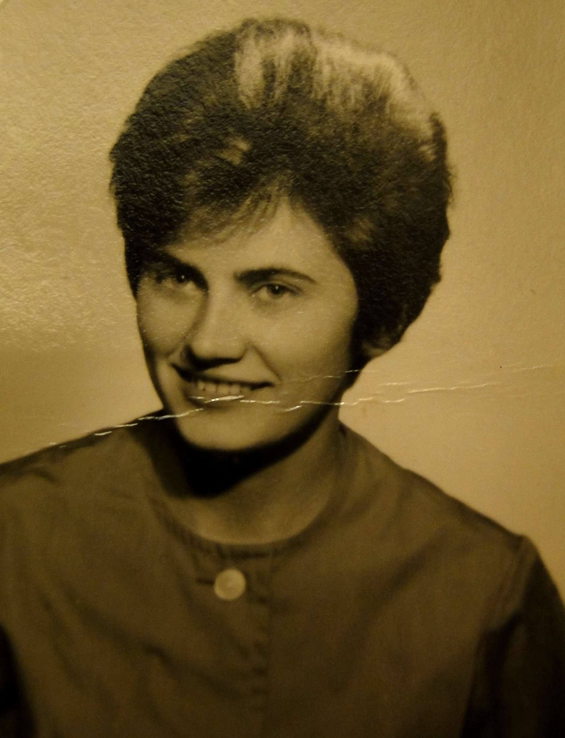 Zdena as a young woman, Kraslice region, around 1960