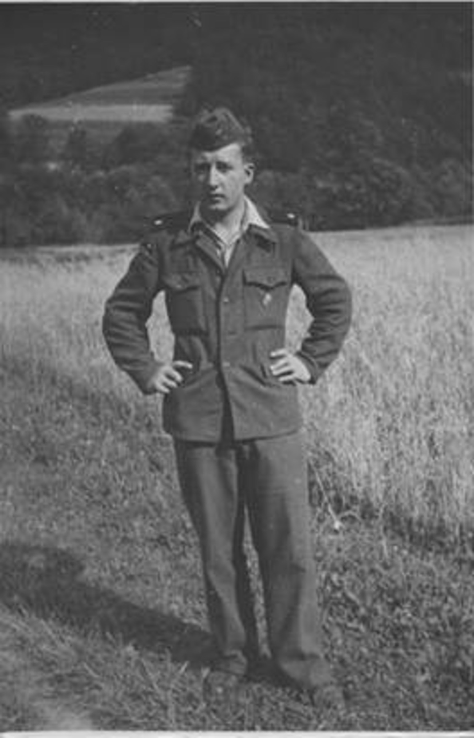 František Procházka v uniformě PTP (1953-1955)