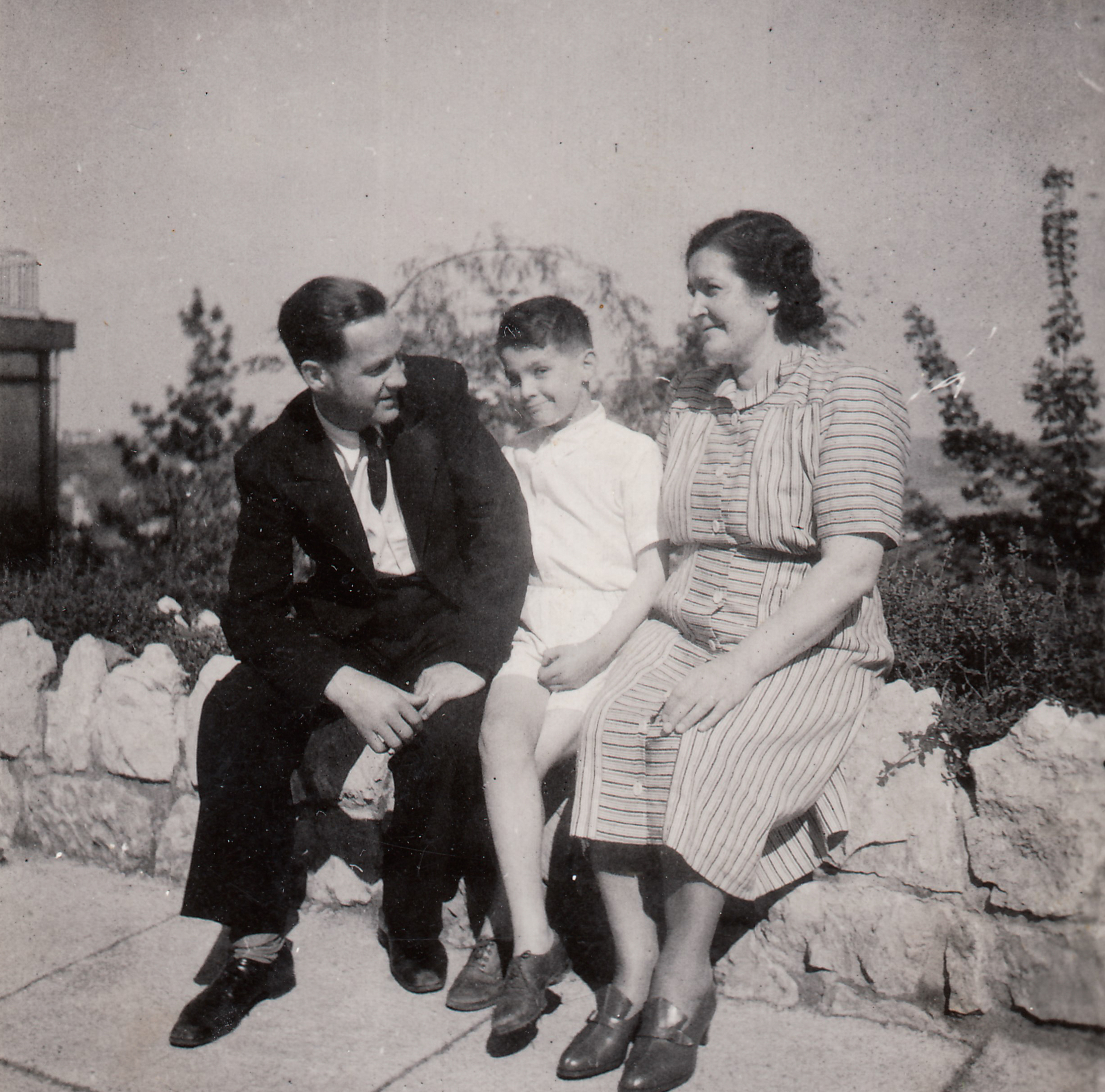 Family photograph, spring 1945