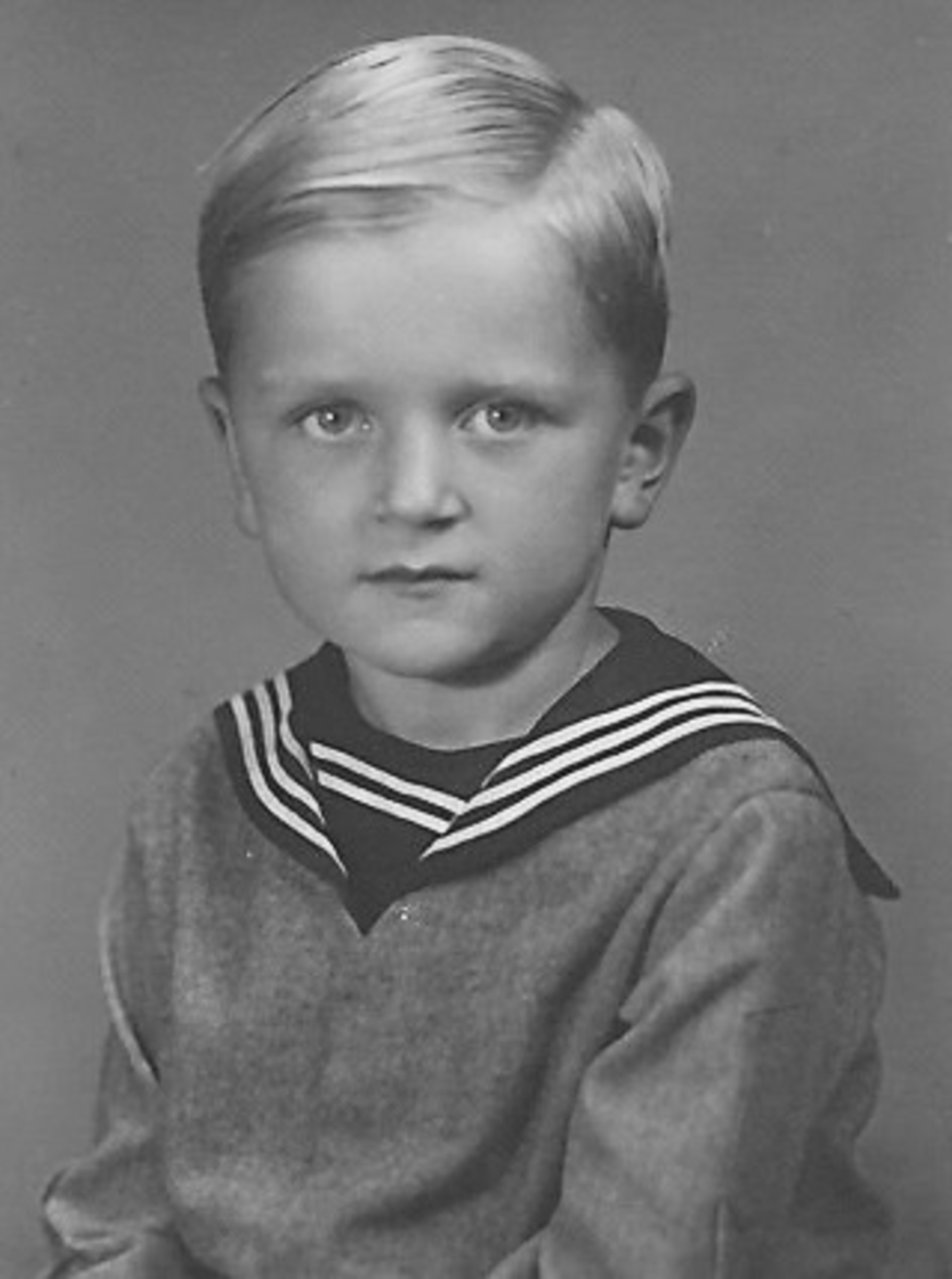 Jiří Tichota as a young boy 