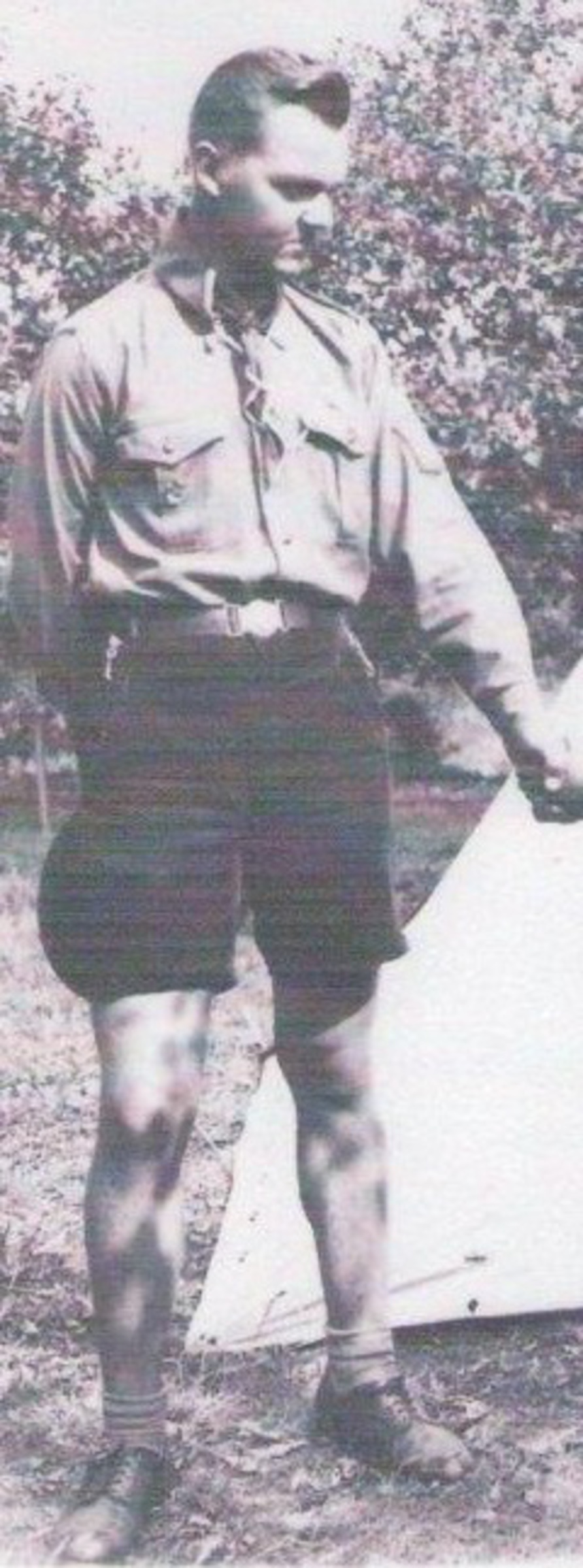 Oldrich Kafunek at World Scout Jamboree in 1947