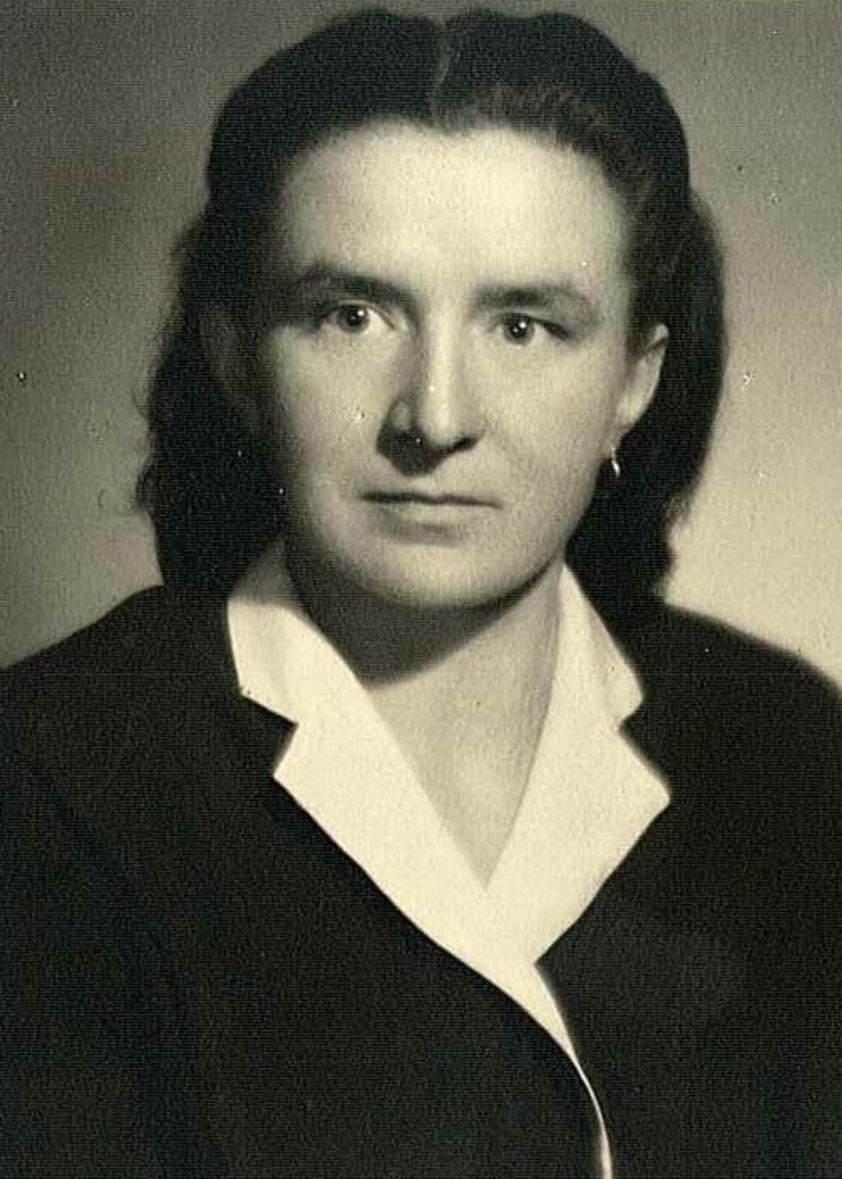 portrait of Božena Kopcová, after 1945