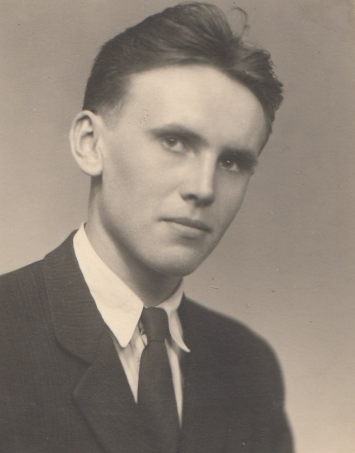 Antonín Pavel Kejdana at the graduation photo in 1951