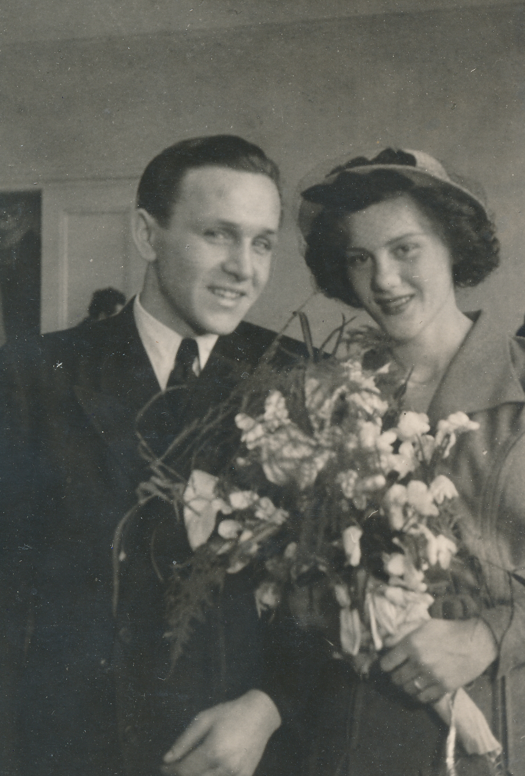 Svatba Eduarda a Stanislavy Císařových,  21. ledna 1950