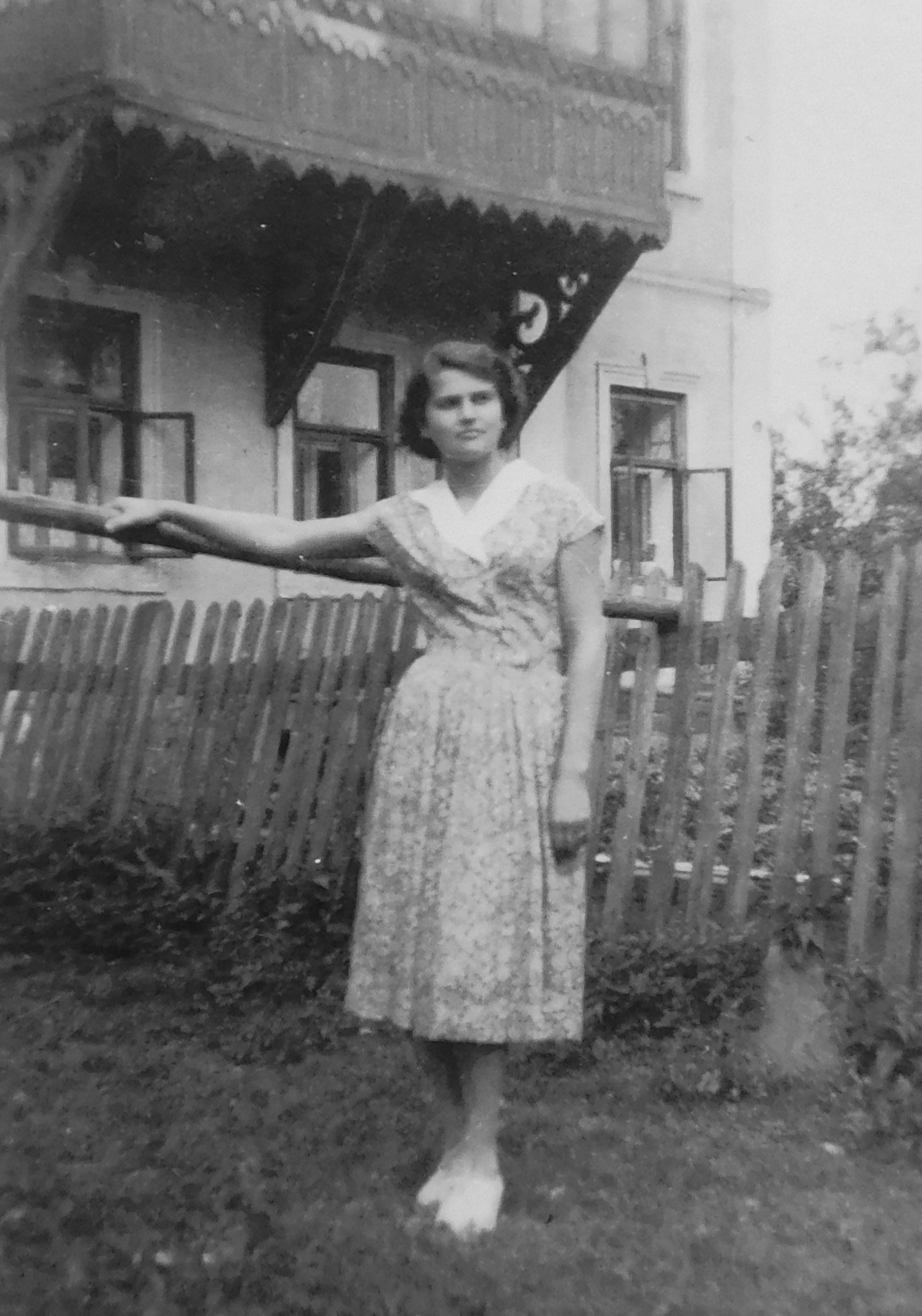 Jarmila Pospíšilová (Valouchová) v mládí