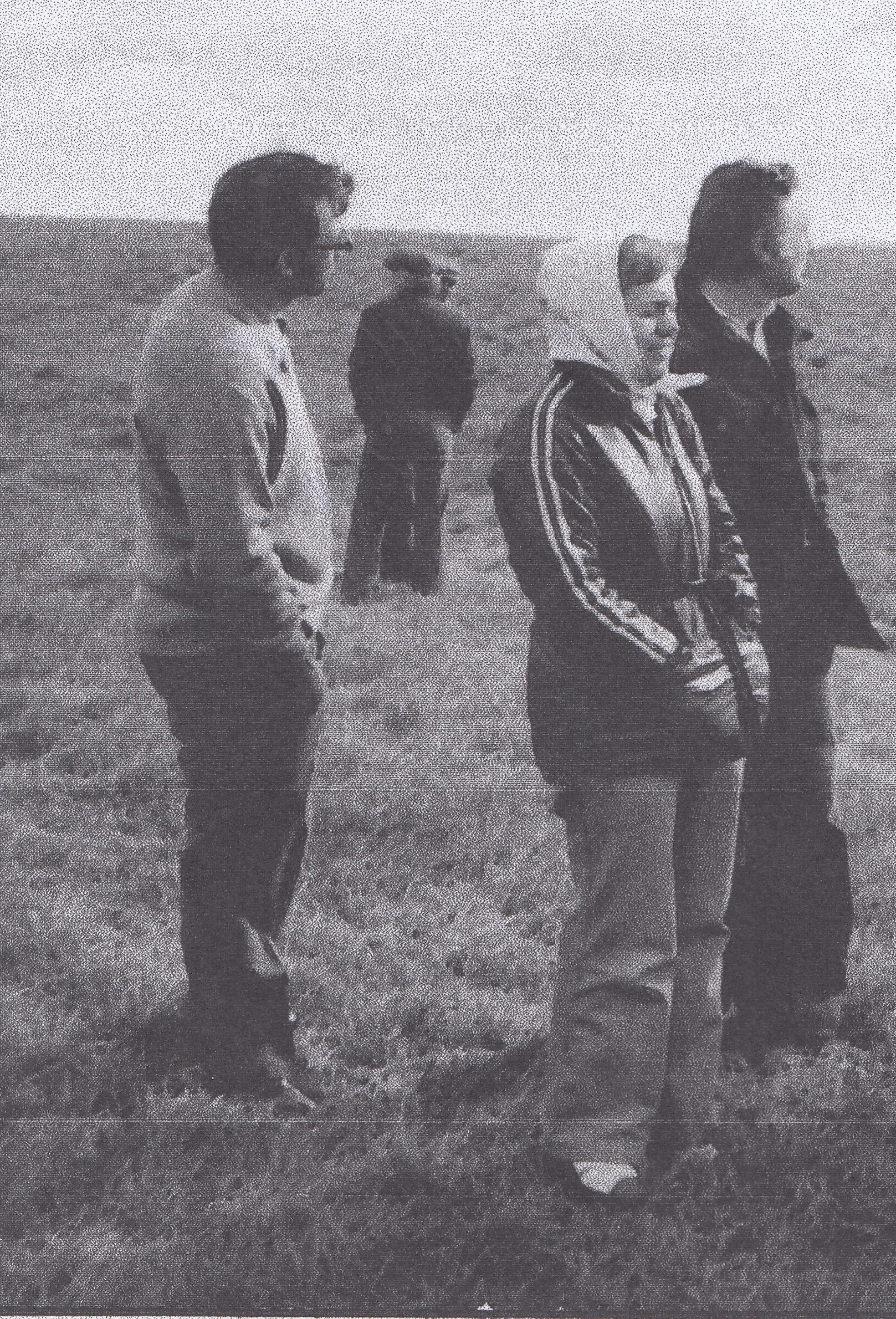 Kamil Lhoták mladší (zcela vlevo) na snímku ze 70. let 20. století