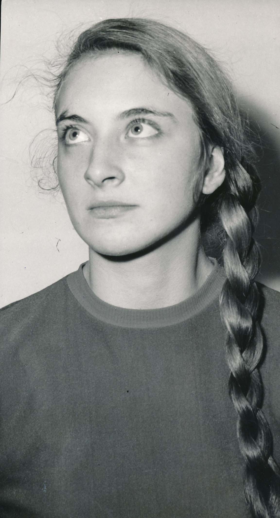 Dobový portrét Kateřiny Adámkové z roku 1963
