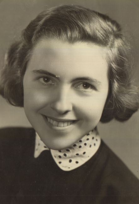 Irma Garlíková, graduation, 1953
