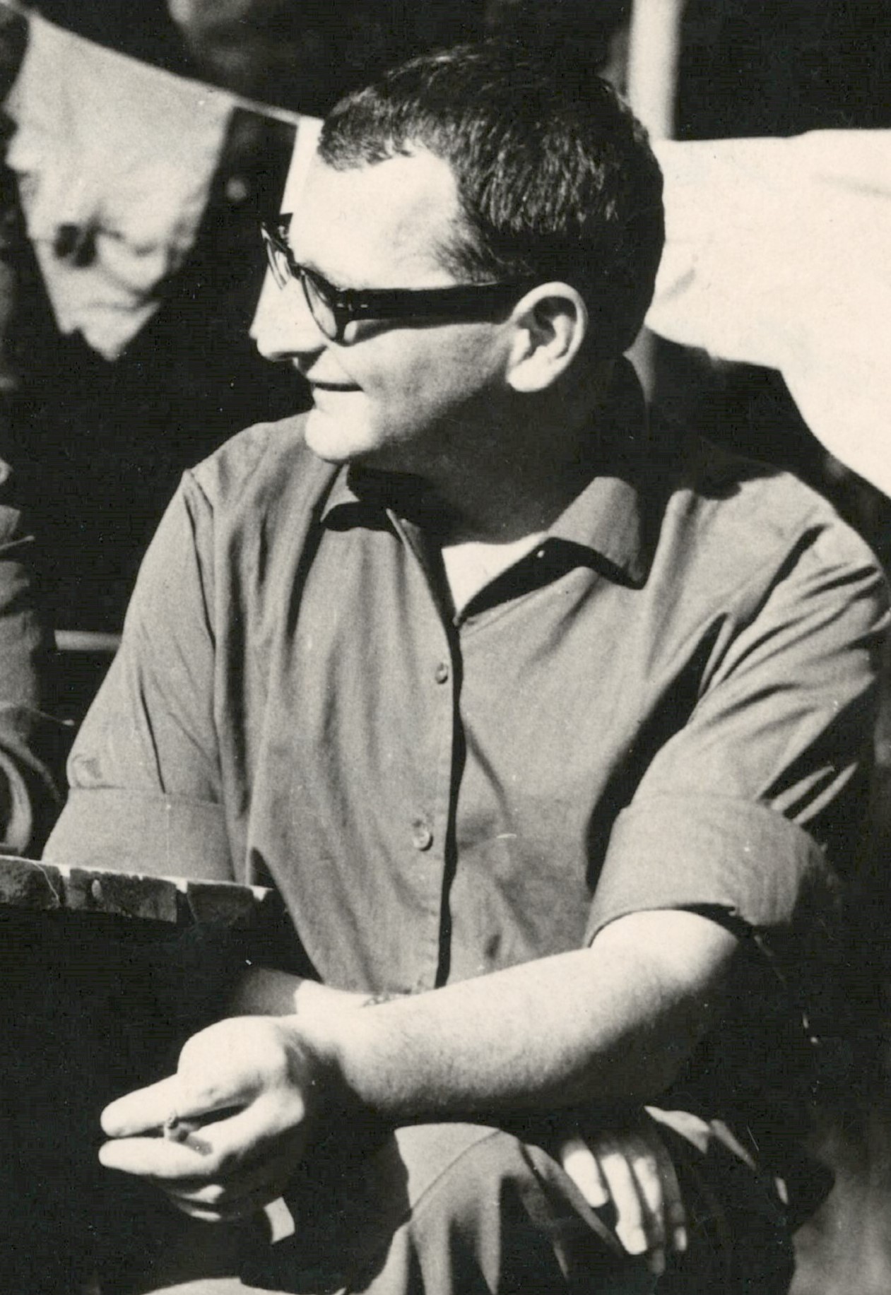 Jaromír Kincl on the photo from 1960s