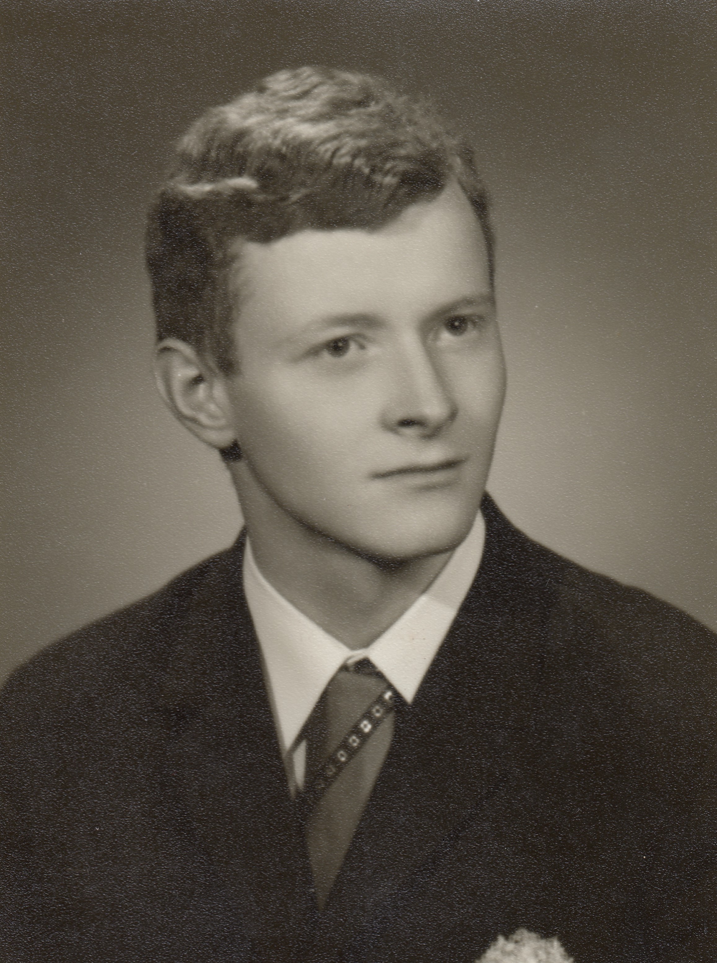 Vladimír Emmer, maturitní foto, 1970