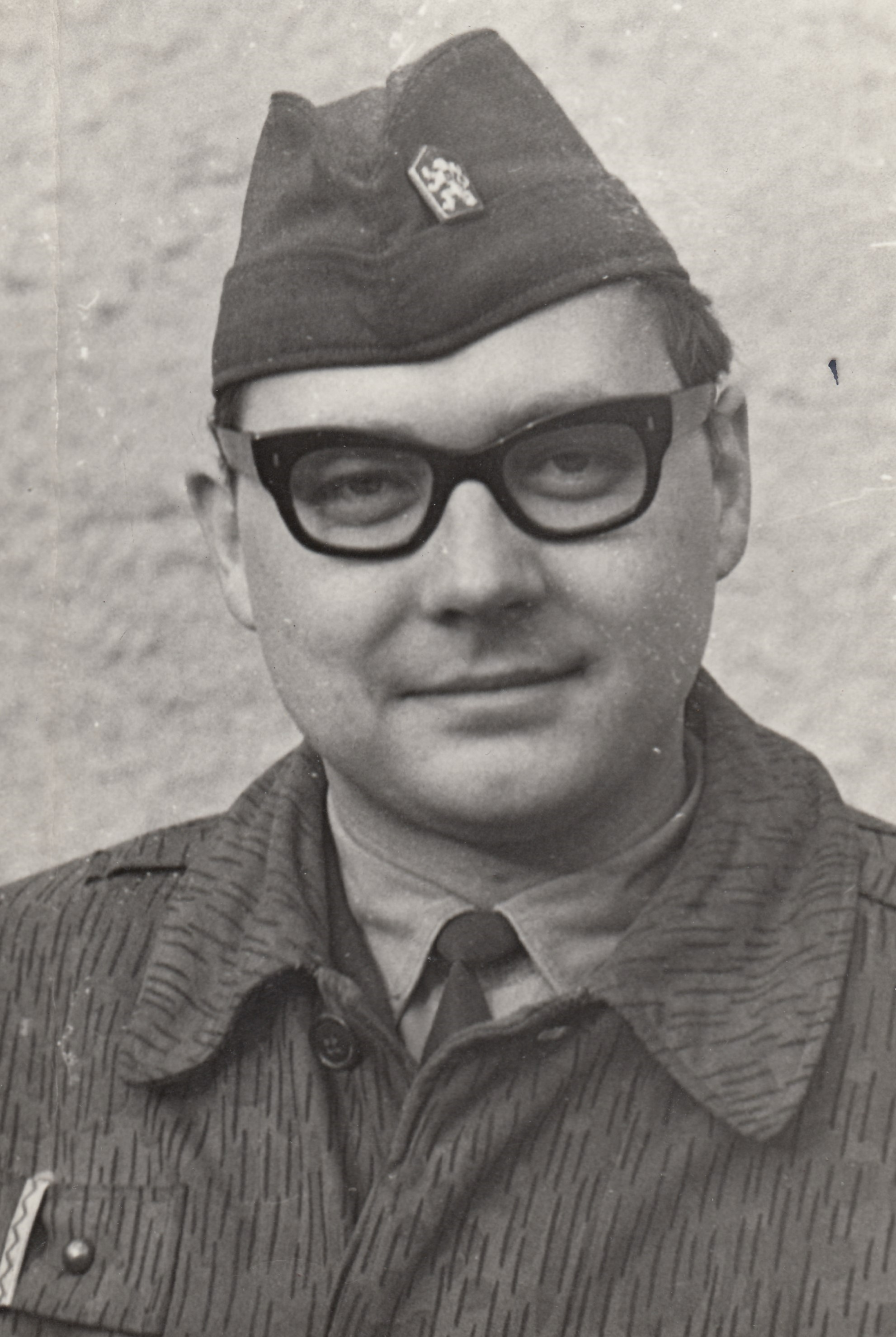 Jiří Mach na vojně rok 1975