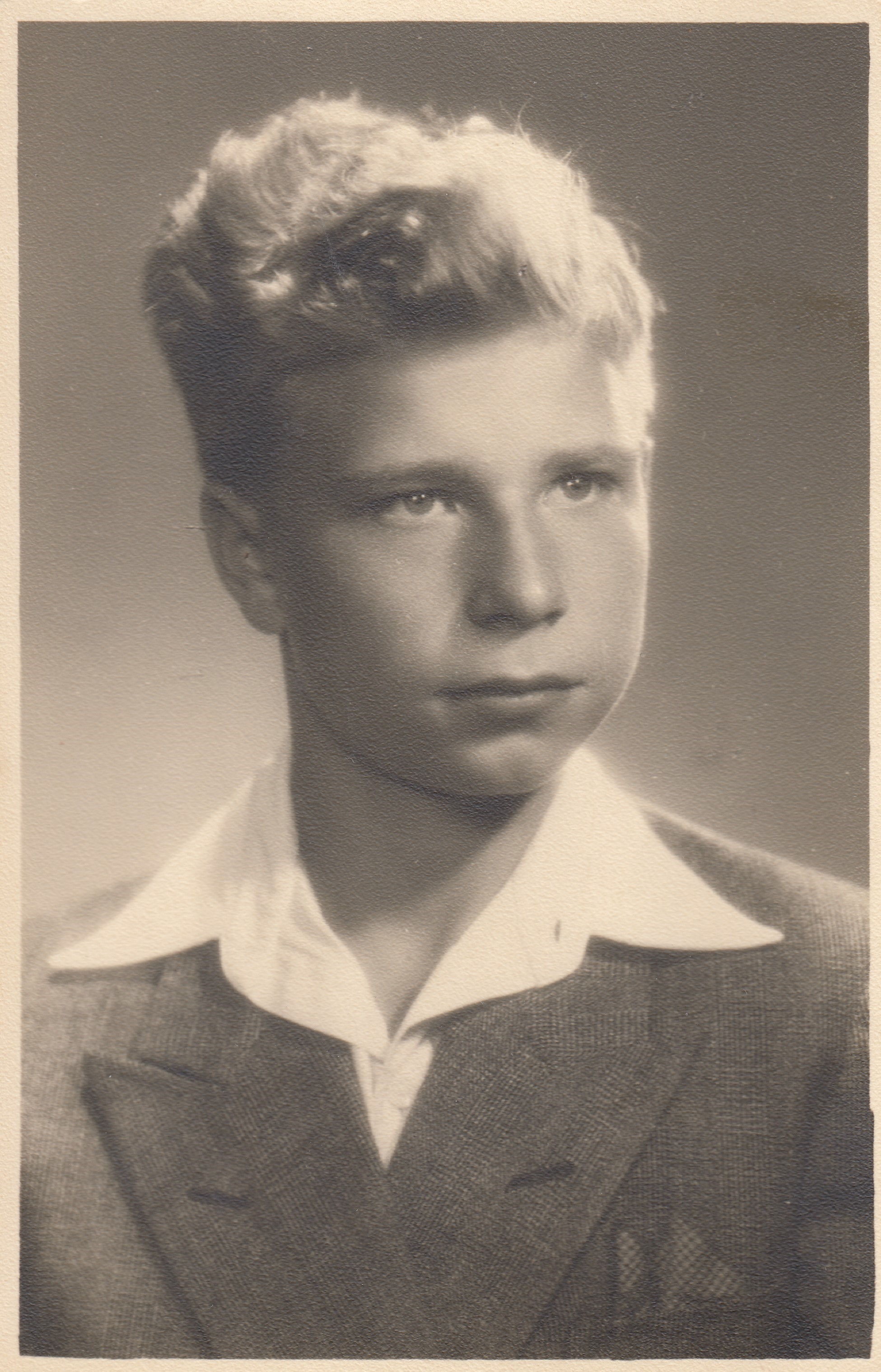Jan Wallstein at the age of fourteen