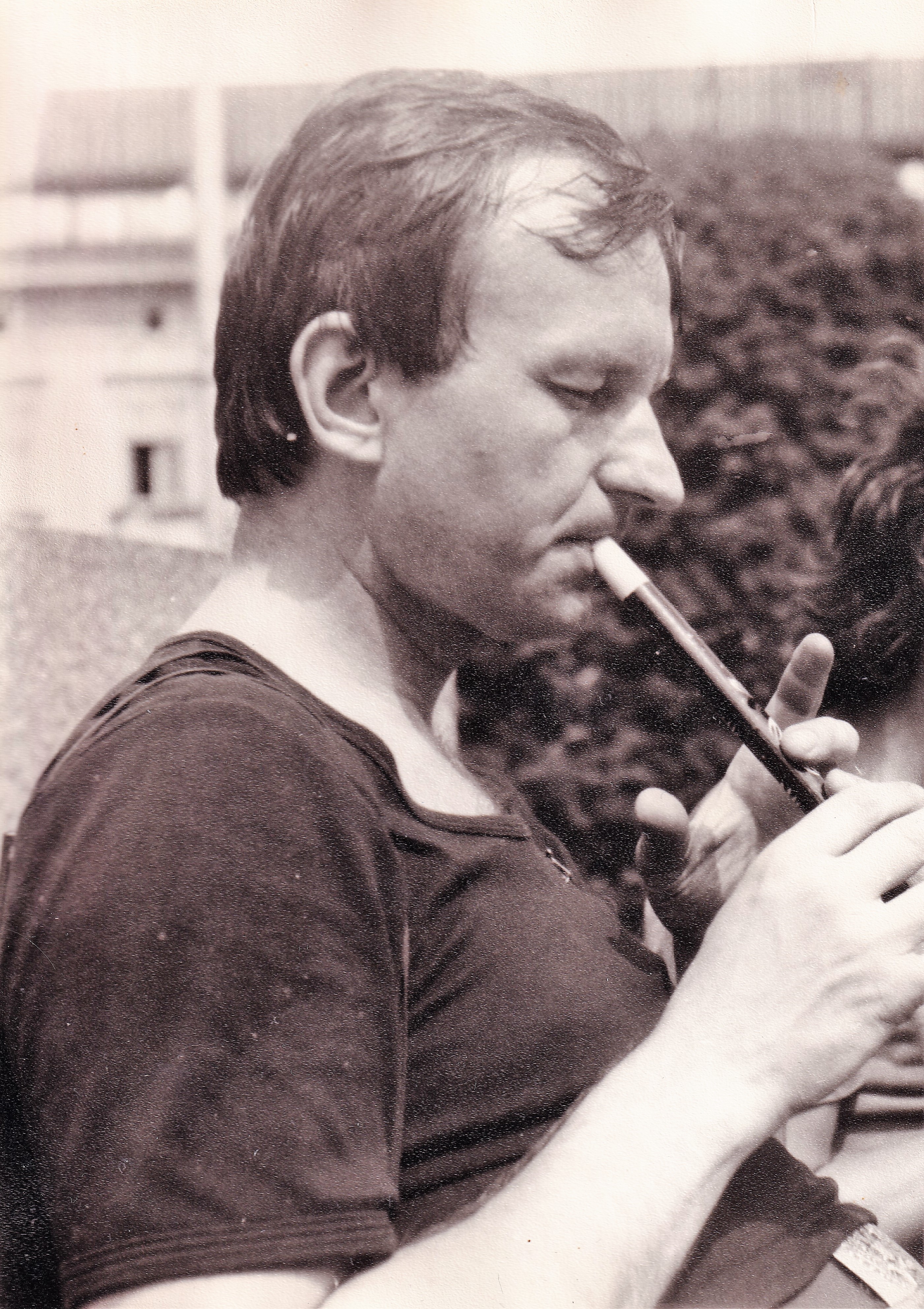 Antonín K. Dabrowski na pouti ve Lvově, 1989