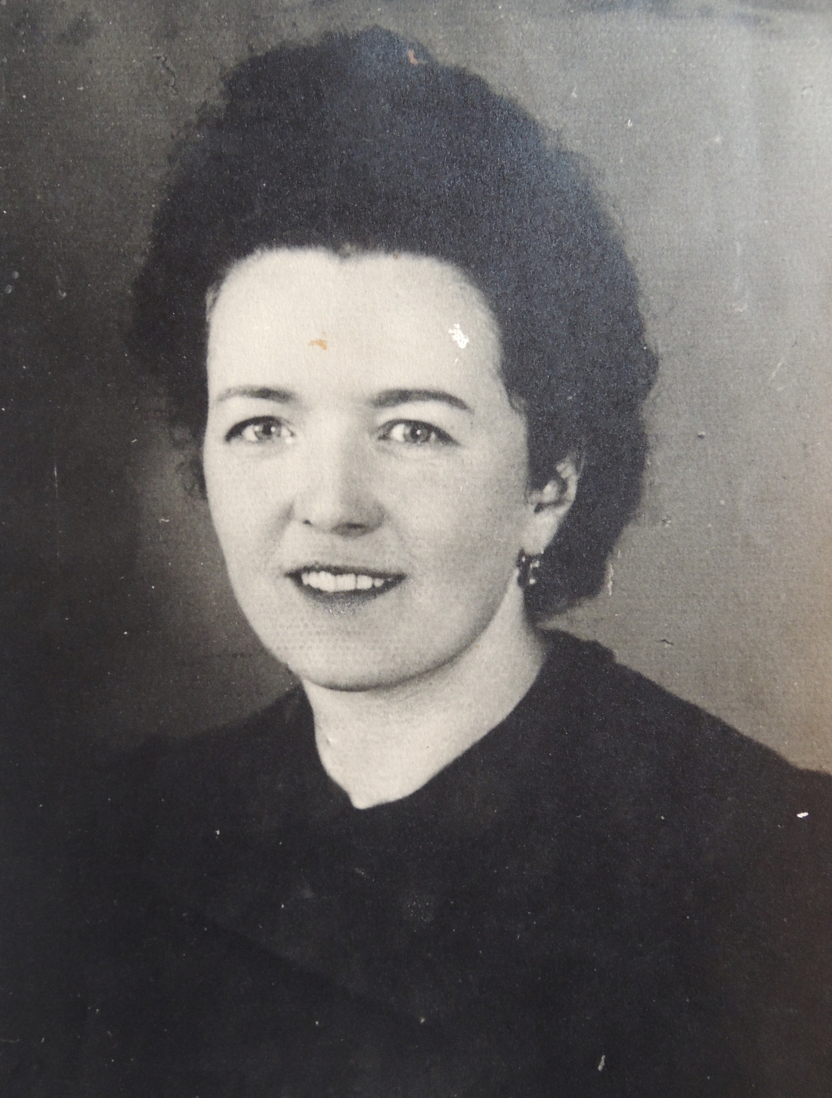 Členka odboje Božena Kubáňová, teta Alice Uhlářové, 40. léta