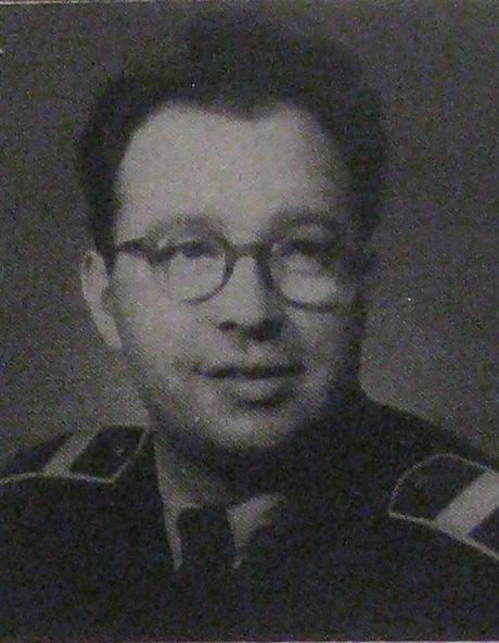 František Horák in a photo from his youth in a service uniform, most likely from the 50s of the 20th century