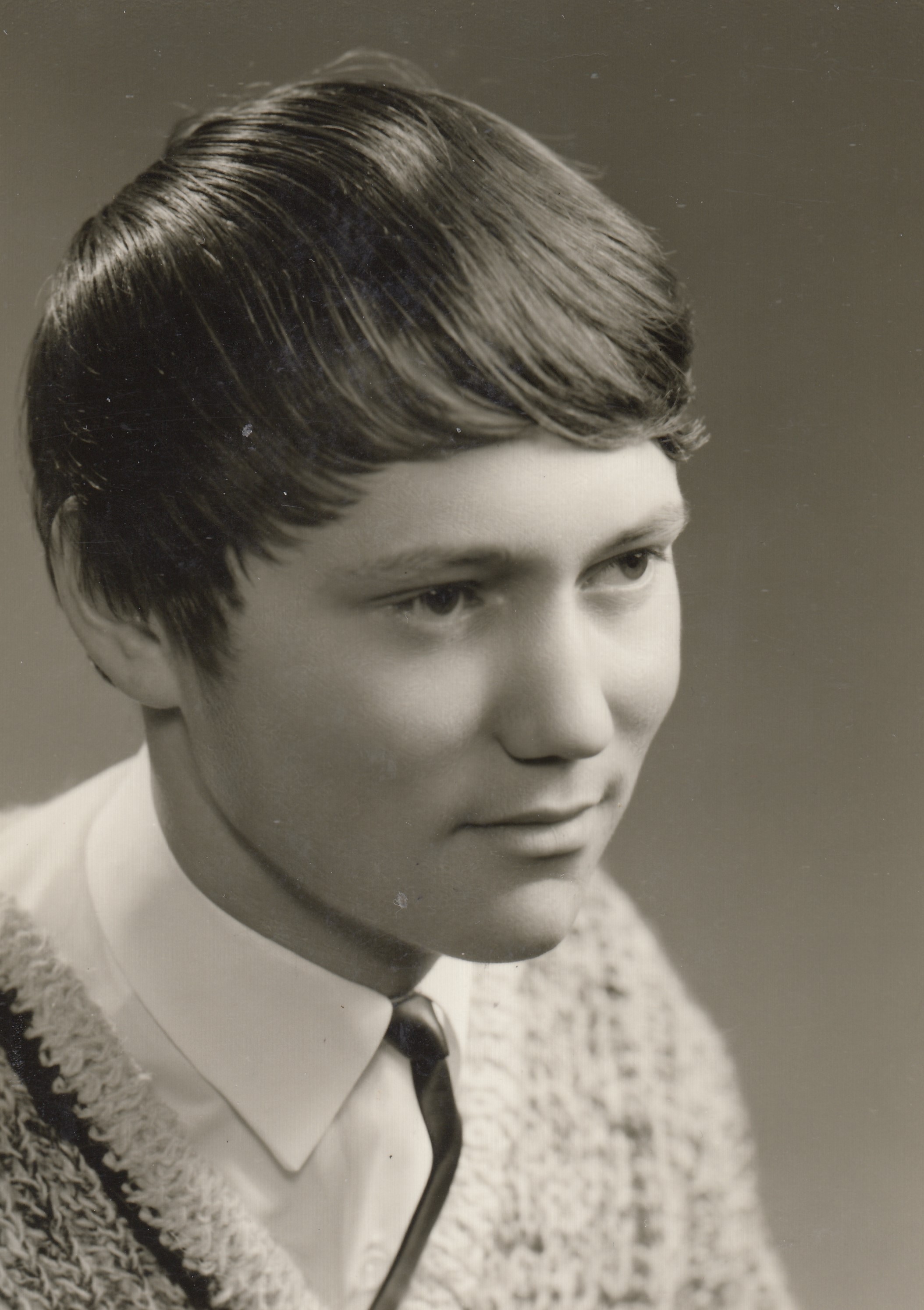 Augustin Konečný na maturitní fotografii (1963)