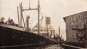 Loď Protesilaus vyplula z Vladivostoku 8. června 1920 v osm hodin večer. Do kanadského Vancouveru legionáři dorazili o třináct dní později. Zdroj: archiv pamětnice