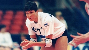 Irena Králová, tehdy ještě Machovčáková, v 90. letech.
