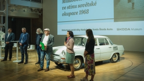 Premiéra dokumentu Mladoboleslavsko ve stínu sovětské okupace 1968 se konala ve Škoda Muzeu. Foto: Radek Petrášek