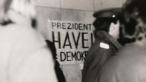 Prezident Havel = demokracie. Zdroj: archiv pamětnice