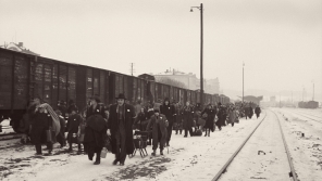 Dne 25. ledna 1946 odjel první transport Němců také z Mariánských Lázní. Foto: ČTK