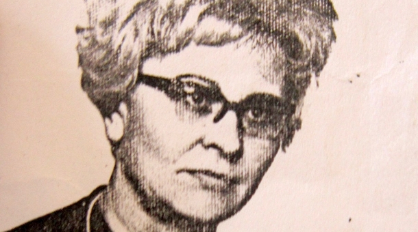 Jiřina Jelínková v roce 1974. Zdroj: Paměť národa
