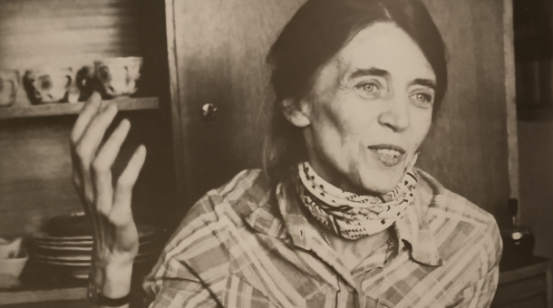 Otta Bednářová v den propuštění z vězení v roce 1981. Foto: Karel Kyncl/archív Otty Bednářové