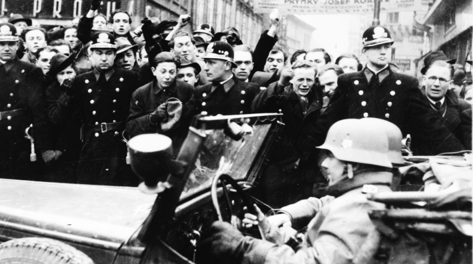 Příjezd nacistů do Prahy 15. března 1939. Zdroj VHÚ