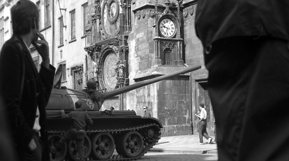 Praha - 21. srpen 1968. Zdroj: archiv pamětníka