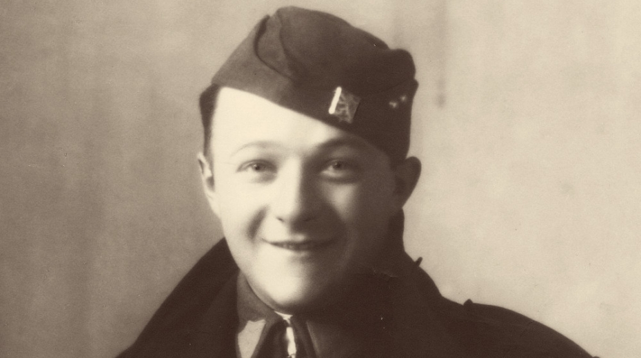 František Schnurmacher jako důstojník Československé armády při mobilizaci v září 1938. Zdroj: Paměť národa