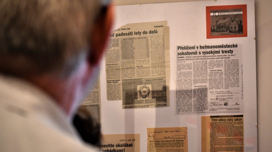 70. výročí monstrprocesu v Heřmanově Městci. Zdroj: Post Bellum