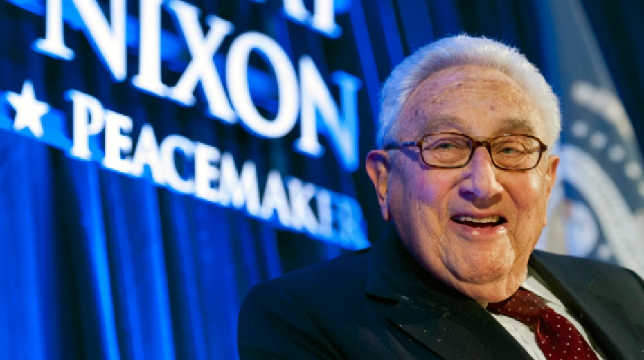 Henry Kissinger v roce 2013 při příležitosti nedožitých stých narozenin Richarda Nixona. Zdroj: AP - ČTK