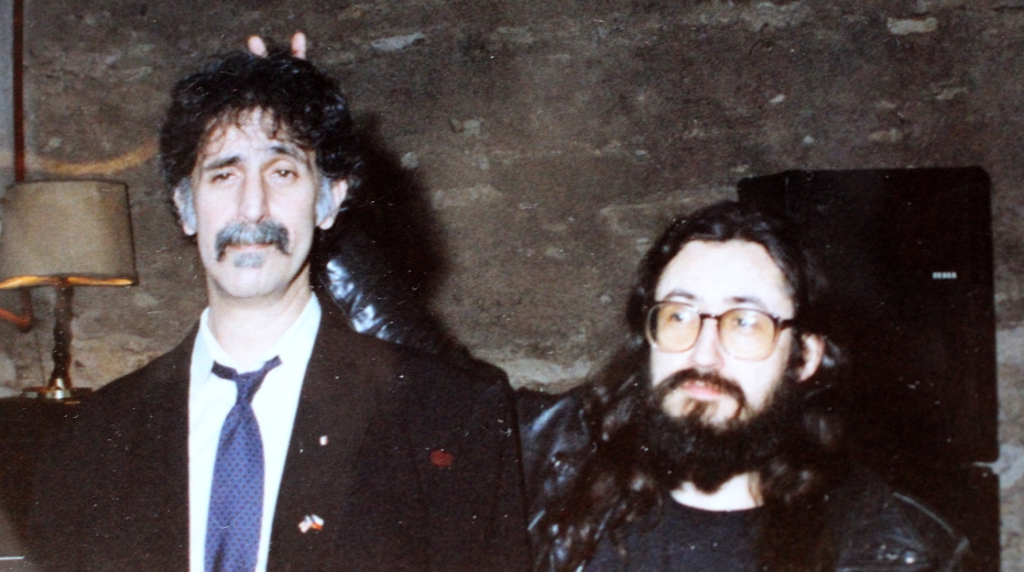 Frank Zappa a Karel Havelka (1990). Zdroj: archiv pamětníka