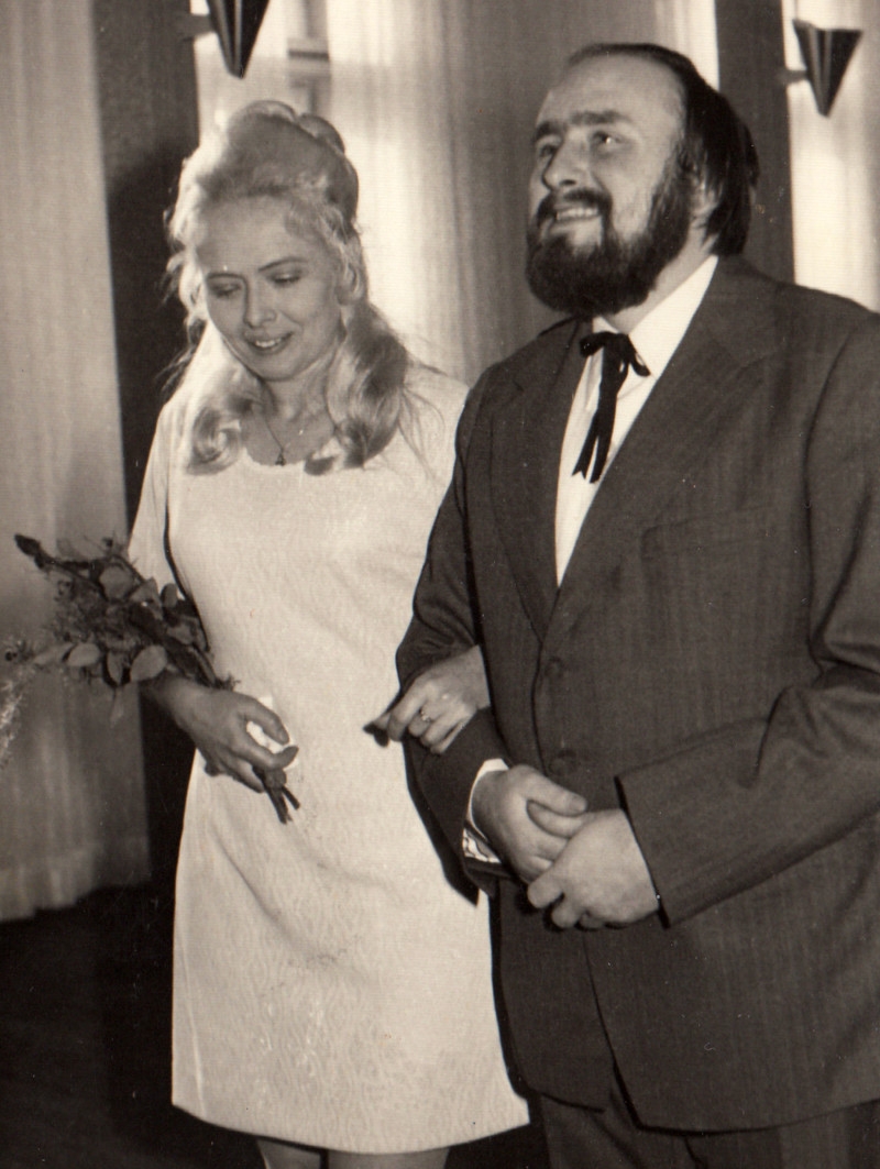 Svatba Antonína Bořka-Dohalského s Ivou Kotkovou v roce 1974.