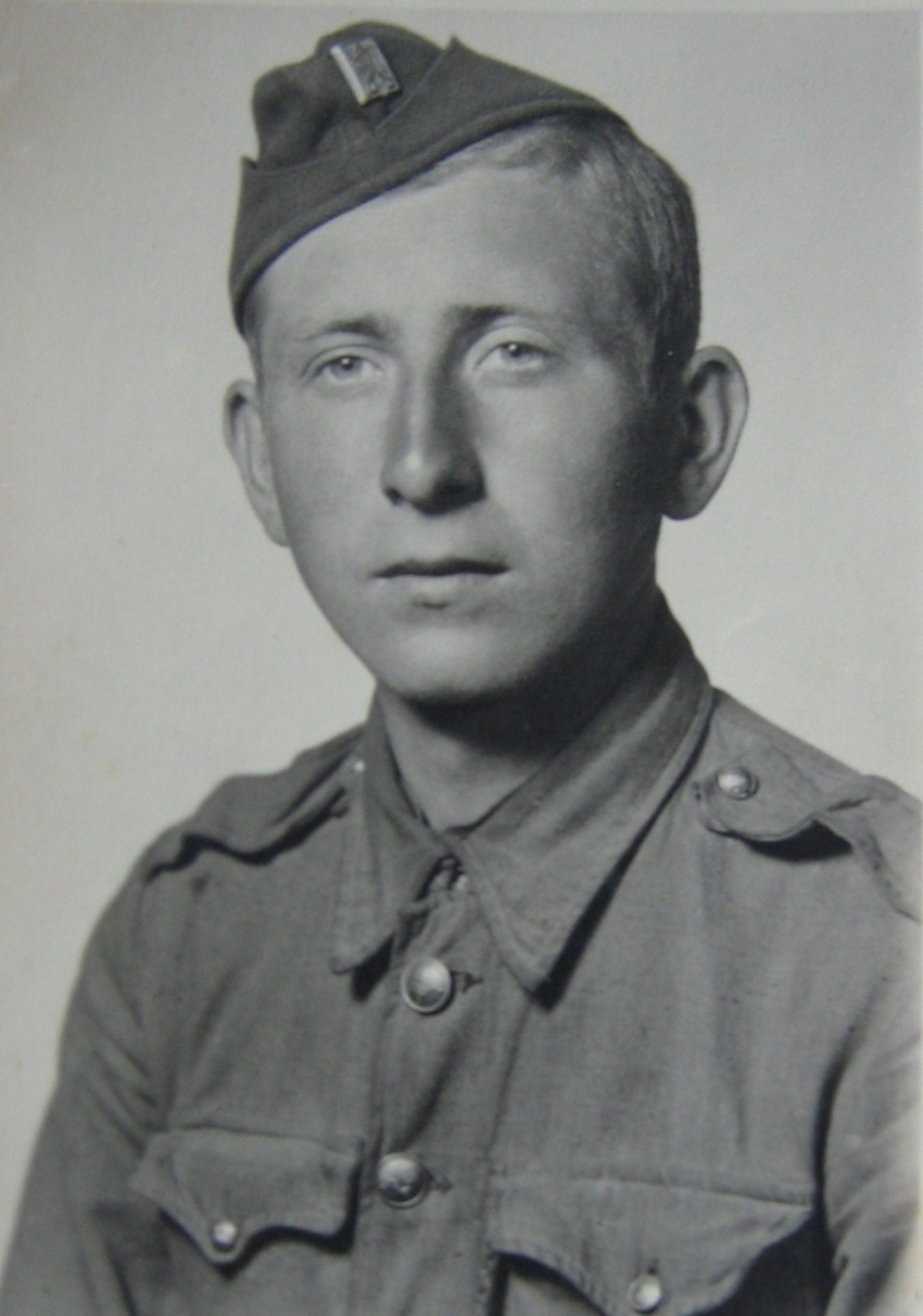 Vladimír Beran jako voják Československé armády roku 1945