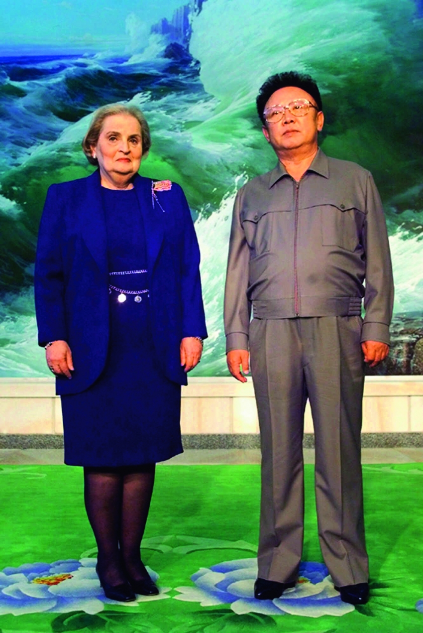 Madeleine Albright s Kim Čong-Ilem v KLDR