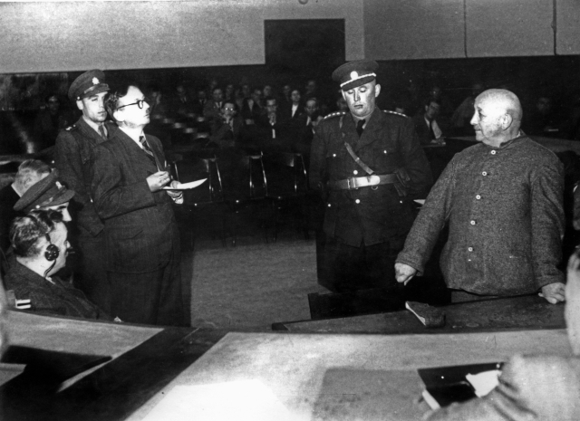 Rudolf Beran před soudem roku 1947