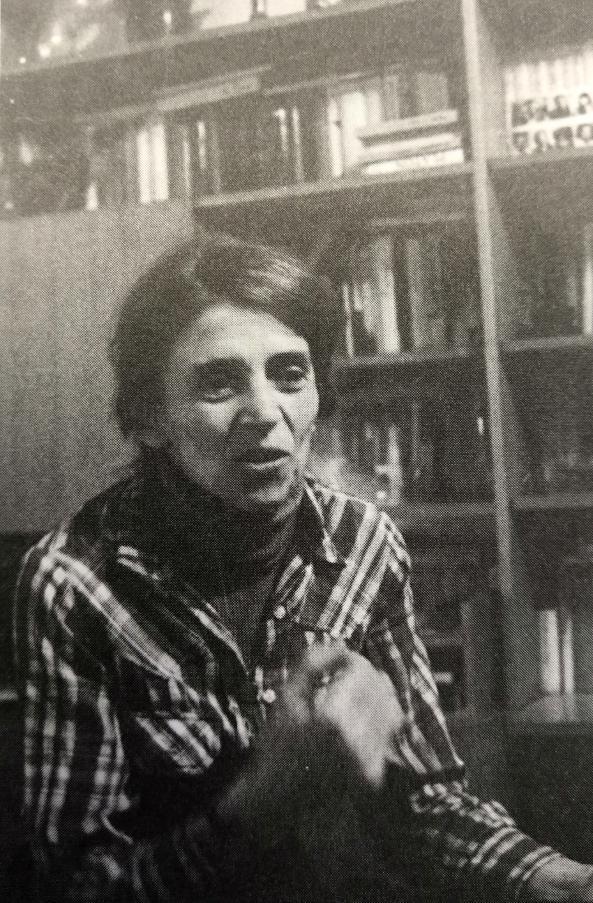 Otta Bednářová po návratu z vězení v roce 1980. Zdroj: archiv pamětnice